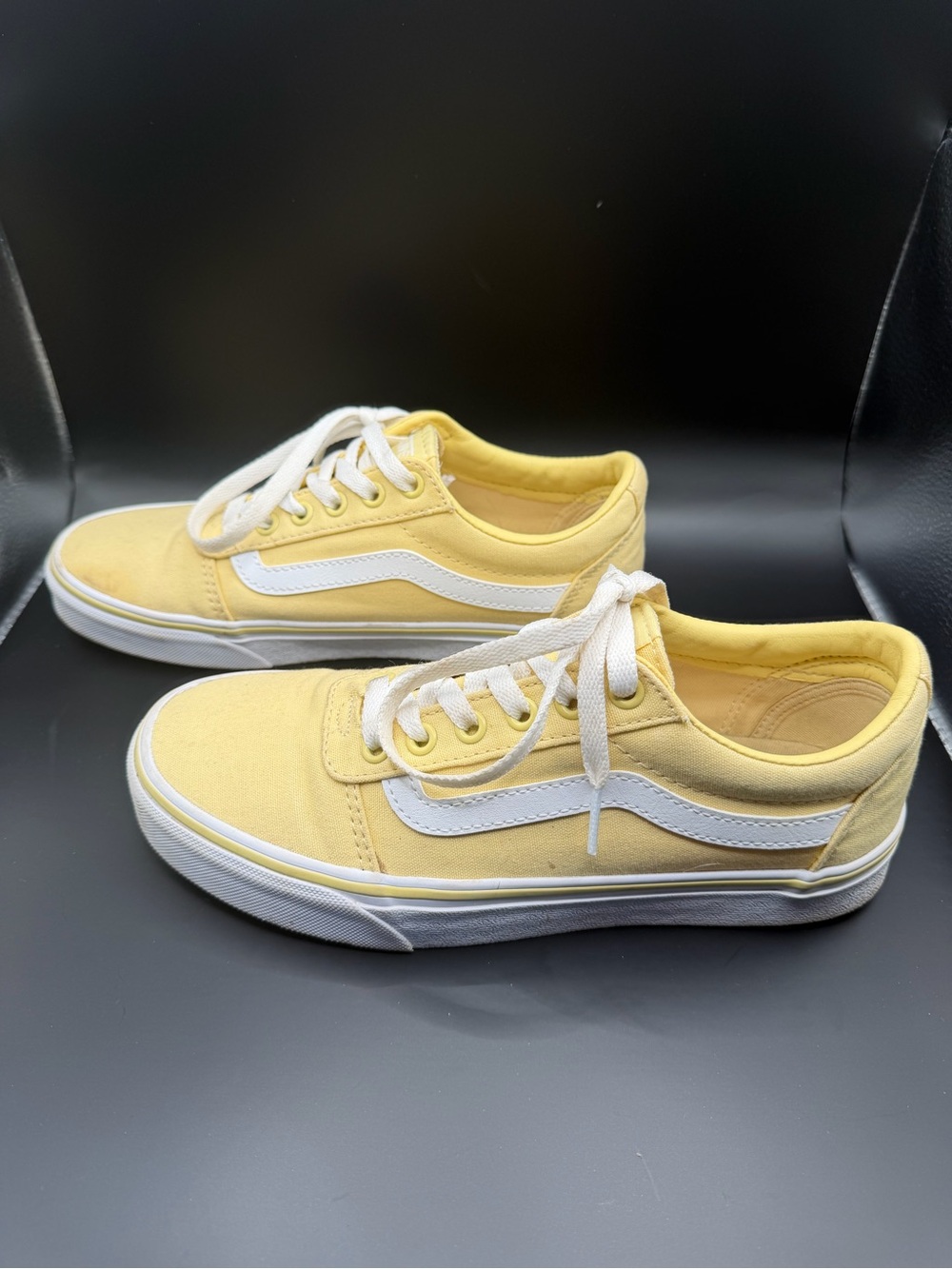 Vans Old Skool Pastel Yellow Canvas Sneakers Women’s 7.5